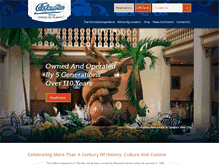 Tablet Screenshot of columbiarestaurant.com